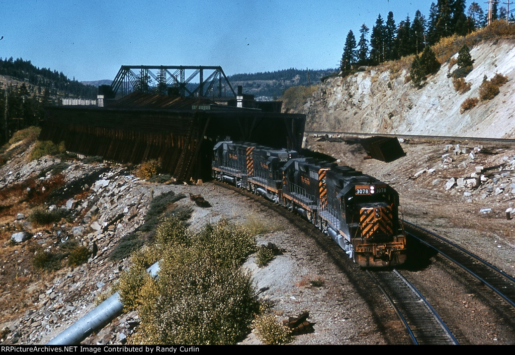 DRGW 3078 East at Norden